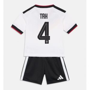 Deutschland Jonathan Tah #4 Heimtrikot Kinder WM 2026 Fußballtrikot kaufen