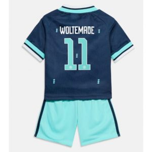 Deutschland Nick Woltemade #11 Auswärtstrikot Kinder WM 2026 Fußballtrikot kaufen