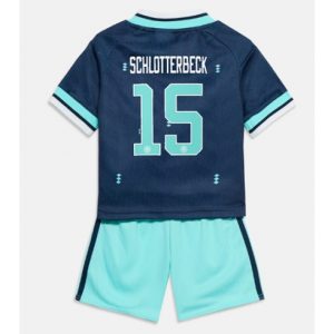 Deutschland Nico Schlotterbeck #15 Auswärtstrikot Kinder WM 2026 Fußballtrikot kaufen