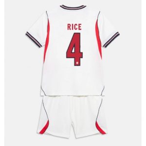 England Declan Rice #4 Heimtrikot Kinder WM 2026 Fußball trikotsatz