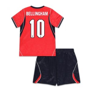 England Jude Bellingham #10 Auswärtstrikot Kinder WM 2026 Fußball trikotsatz