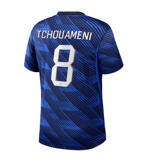 Frankreich Aurelien Tchouameni #8 Heimtrikot WM 2026 Fußballtrikots 2 Frankreich Aurelien Tchouameni #8 Heimtrikot WM 2026 Fußballtrikots 2