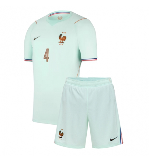 Frankreich Dayot Upamecano #4 Auswärtstrikot Kinder WM 2026 Fußball trikotsatz 3 Frankreich Dayot Upamecano #4 Auswärtstrikot Kinder WM 2026 Fußball trikotsatz 3
