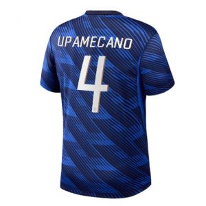 Frankreich Dayot Upamecano #4 Heimtrikot WM 2026 Fußballtrikots