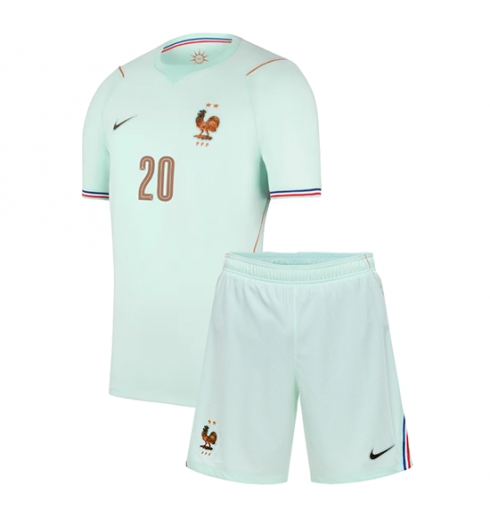 Frankreich Desire Doue #20 Auswärtstrikot Kinder WM 2026 Fußball trikotsatz 3 Frankreich Desire Doue #20 Auswärtstrikot Kinder WM 2026 Fußball trikotsatz 3