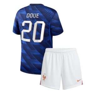 Frankreich Desire Doue #20 Heimtrikot Kinder WM 2026 Fußball trikotsatz
