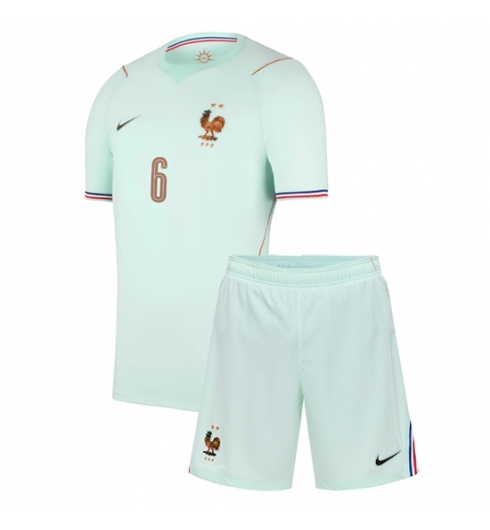 Frankreich Eduardo Camavinga #6 Auswärtstrikot Kinder WM 2026 Fußball trikotsatz 3 Frankreich Eduardo Camavinga #6 Auswärtstrikot Kinder WM 2026 Fußball trikotsatz 3