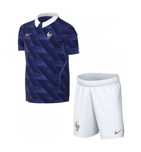 Frankreich Heimtrikot Kinder WM 2026 Fußball trikotsatz 2 Frankreich Heimtrikot Kinder WM 2026 Fußball trikotsatz 2