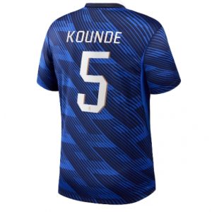 Frankreich Jules Kounde #5 Heimtrikot WM 2026 Fußballtrikots