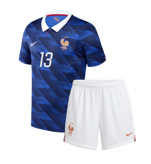 Frankreich Kante #13 Heimtrikot Kinder WM 2026 Fußball trikotsatz 3 Frankreich Kante #13 Heimtrikot Kinder WM 2026 Fußball trikotsatz 3