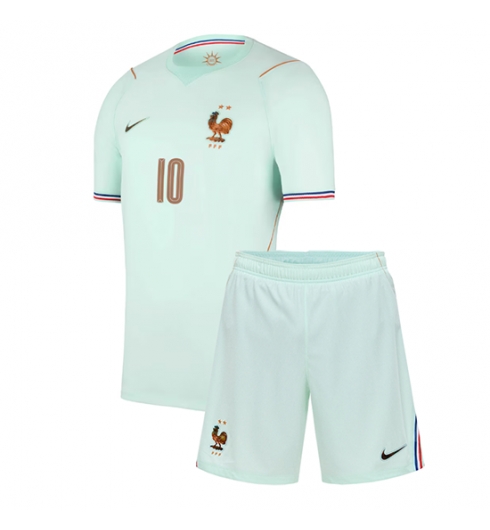 Frankreich Kylian Mbappe #10 Auswärtstrikot Kinder WM 2026 Fußball trikotsatz 3 Frankreich Kylian Mbappe #10 Auswärtstrikot Kinder WM 2026 Fußball trikotsatz 3