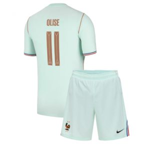 Frankreich Michael Olise #11 Auswärtstrikot Kinder WM 2026 Fußball trikotsatz