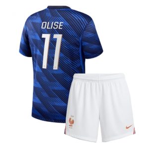 Frankreich Michael Olise #11 Heimtrikot Kinder WM 2026 Fußball trikotsatz