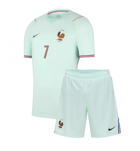 Frankreich Ousmane Dembele #7 Auswärtstrikot Kinder WM 2026 Fußball trikotsatz 3 Frankreich Ousmane Dembele #7 Auswärtstrikot Kinder WM 2026 Fußball trikotsatz 3