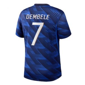 Frankreich Ousmane Dembele #7 Heimtrikot WM 2026 Fußballtrikots