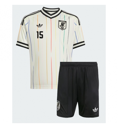 Japan Daichi Kamada #15 Auswärtstrikot Kinder WM 2026 Fußball trikotsatz 3 Japan Daichi Kamada #15 Auswärtstrikot Kinder WM 2026 Fußball trikotsatz 3