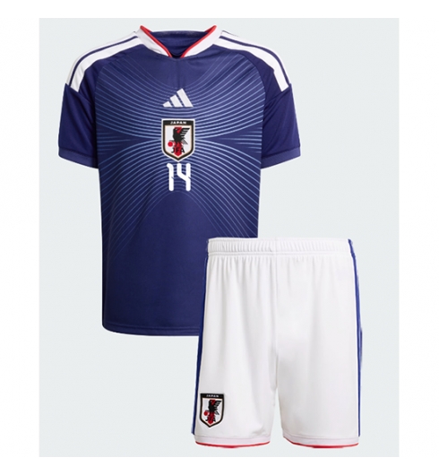 Japan Junya Ito #14 Heimtrikot Kinder WM 2026 Fußball trikotsatz 3 Japan Junya Ito #14 Heimtrikot Kinder WM 2026 Fußball trikotsatz 3