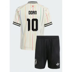 Japan Ritsu Doan #10 Auswärtstrikot Kinder WM 2026 Fußball trikotsatz