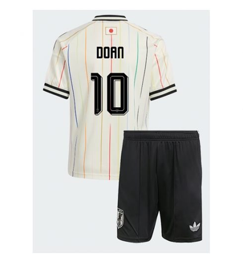 Japan Ritsu Doan #10 Auswärtstrikot Kinder WM 2026 Fußball trikotsatz 2 Japan Ritsu Doan #10 Auswärtstrikot Kinder WM 2026 Fußball trikotsatz 2