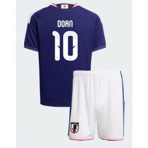 Japan Ritsu Doan #10 Heimtrikot Kinder WM 2026 Fußball trikotsatz