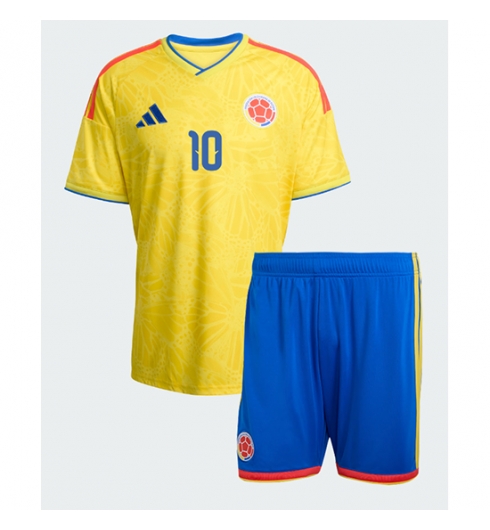 Kolumbien James Rodriguez #10 Heimtrikot Kinder WM 2026 Fußball trikotsatz 3 Kolumbien James Rodriguez #10 Heimtrikot Kinder WM 2026 Fußball trikotsatz 3