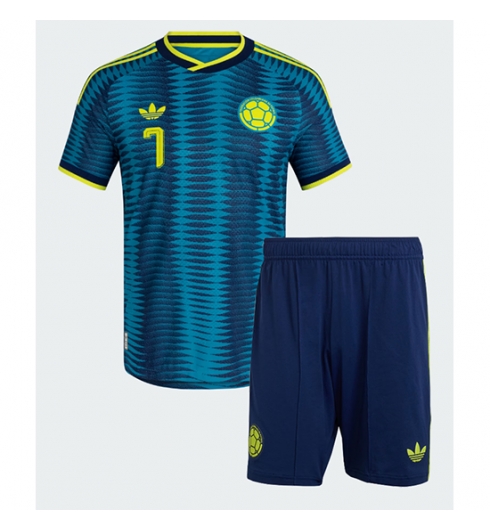 Kolumbien Luis Diaz #7 Auswärtstrikot Kinder WM 2026 Fußball trikotsatz 3 Kolumbien Luis Diaz #7 Auswärtstrikot Kinder WM 2026 Fußball trikotsatz 3