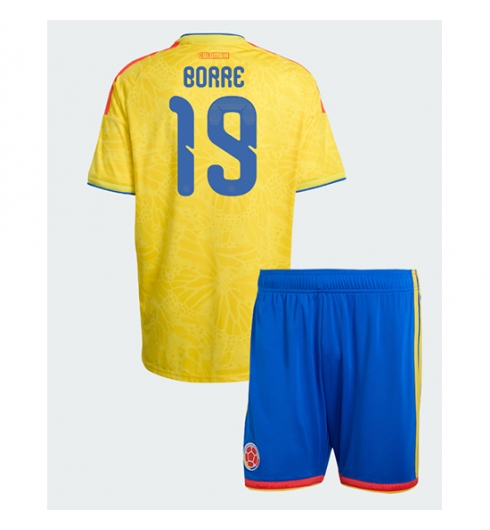 Kolumbien Rafael Santos Borre #19 Heimtrikot Kinder WM 2026 Fußball trikotsatz 2 Kolumbien Rafael Santos Borre #19 Heimtrikot Kinder WM 2026 Fußball trikotsatz 2