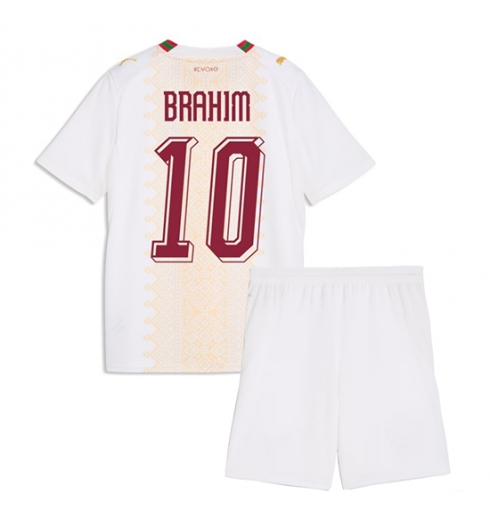 Marokko Brahim Diaz #10 Auswärtstrikot Kinder WM 2026 Fußball trikotsatz 2 Marokko Brahim Diaz #10 Auswärtstrikot Kinder WM 2026 Fußball trikotsatz 2
