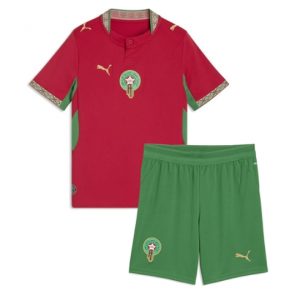 Marokko Heimtrikot Kinder WM 2026 Fußball trikotsatz