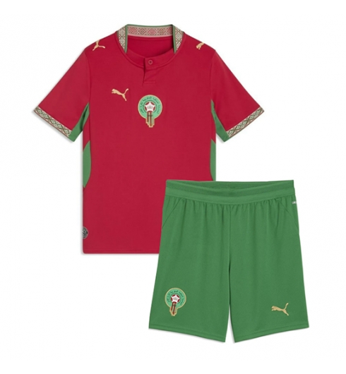 Marokko Heimtrikot Kinder WM 2026 Fußball trikotsatz 2 Marokko Heimtrikot Kinder WM 2026 Fußball trikotsatz 2