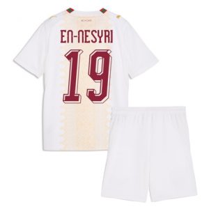 Marokko Youssef En-Nesyri #19 Auswärtstrikot Kinder WM 2026 Fußball trikotsatz