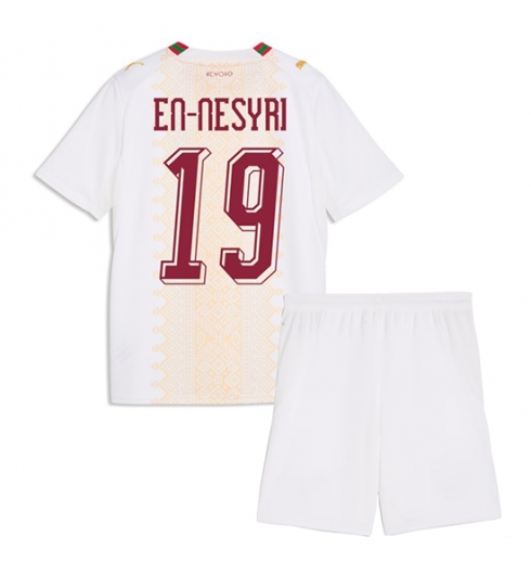 Marokko Youssef En-Nesyri #19 Auswärtstrikot Kinder WM 2026 Fußball trikotsatz 2 Marokko Youssef En-Nesyri #19 Auswärtstrikot Kinder WM 2026 Fußball trikotsatz 2
