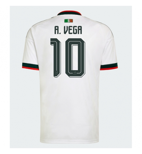 Mexiko Alexis Vega #10 Auswärtstrikot WM 2026 Fußballtrikots 2 Mexiko Alexis Vega #10 Auswärtstrikot WM 2026 Fußballtrikots 2