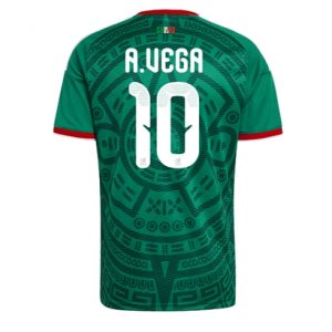 Mexiko Alexis Vega #10 Heimtrikot WM 2026 Fußballtrikots