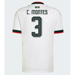 Mexiko Cesar Montes #3 Auswärtstrikot WM 2026 Fußballtrikots