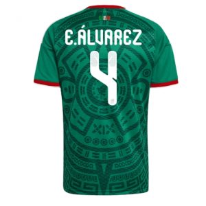 Mexiko Edson Alvarez #4 Heimtrikot WM 2026 Fußballtrikots