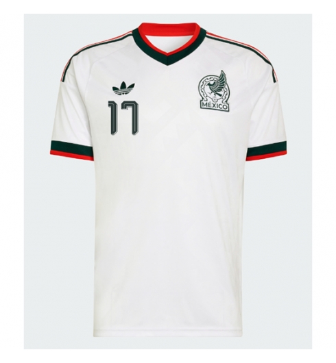 Mexiko Orbelin Pineda #17 Auswärtstrikot WM 2026 Fußballtrikots 3 Mexiko Orbelin Pineda #17 Auswärtstrikot WM 2026 Fußballtrikots 3
