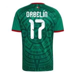 Mexiko Orbelin Pineda #17 Heimtrikot WM 2026 Fußballtrikots