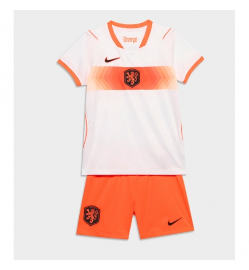 Niederlande Auswärtstrikot Kinder WM 2026 Fußball trikotsatz 2 Niederlande Auswärtstrikot Kinder WM 2026 Fußball trikotsatz 2