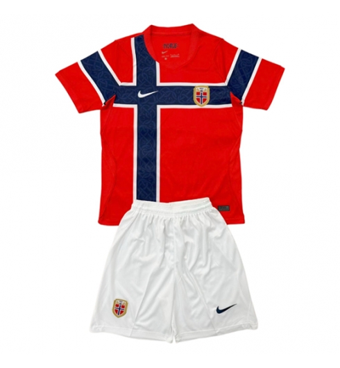 Norwegen Heimtrikot Kinder WM 2026 Fußball trikotsatz 2 Norwegen Heimtrikot Kinder WM 2026 Fußball trikotsatz 2