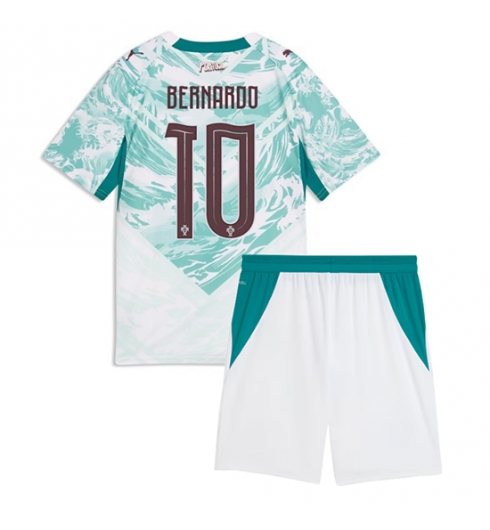 Portugal Bernardo Silva #10 Auswärtstrikot Kinder WM 2026 Fußball trikotsatz 2 Portugal Bernardo Silva #10 Auswärtstrikot Kinder WM 2026 Fußball trikotsatz 2