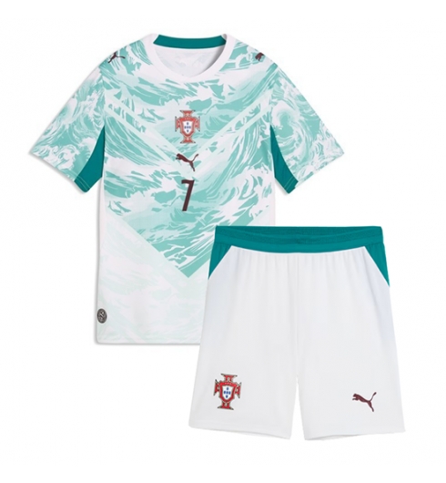 Portugal Cristiano Ronaldo #7 Auswärtstrikot Kinder WM 2026 Fußball trikotsatz 3 Portugal Cristiano Ronaldo #7 Auswärtstrikot Kinder WM 2026 Fußball trikotsatz 3