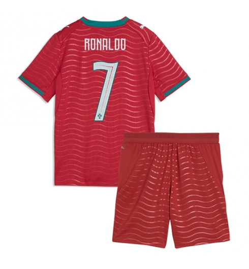 Portugal Cristiano Ronaldo #7 Heimtrikot Kinder WM 2026 Fußball trikotsatz 2 Portugal Cristiano Ronaldo #7 Heimtrikot Kinder WM 2026 Fußball trikotsatz 2