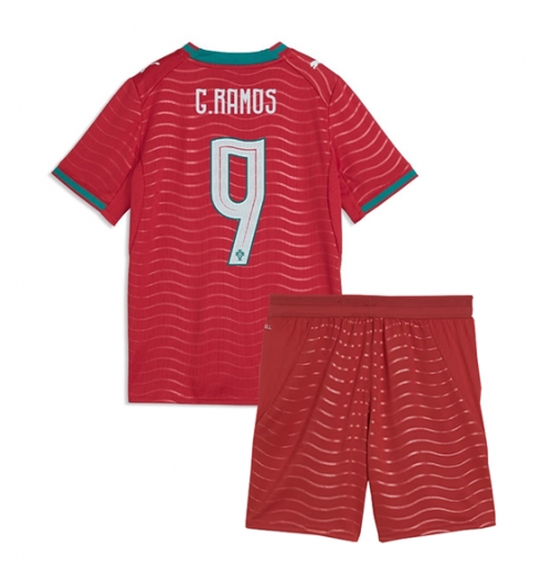 Portugal Goncalo Ramos #9 Heimtrikot Kinder WM 2026 Fußball trikotsatz 2 Portugal Goncalo Ramos #9 Heimtrikot Kinder WM 2026 Fußball trikotsatz 2