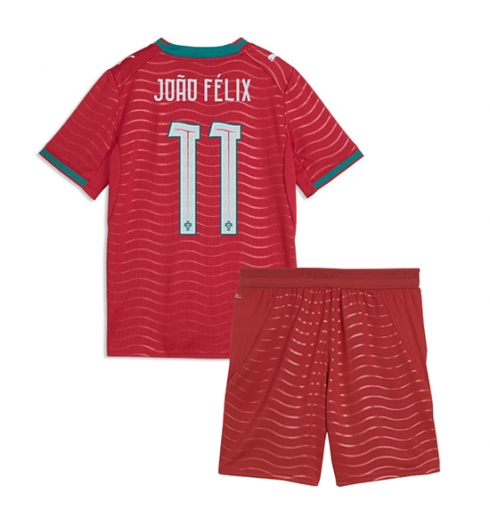 Portugal Joao Felix #11 Heimtrikot Kinder WM 2026 Fußball trikotsatz 2 Portugal Joao Felix #11 Heimtrikot Kinder WM 2026 Fußball trikotsatz 2