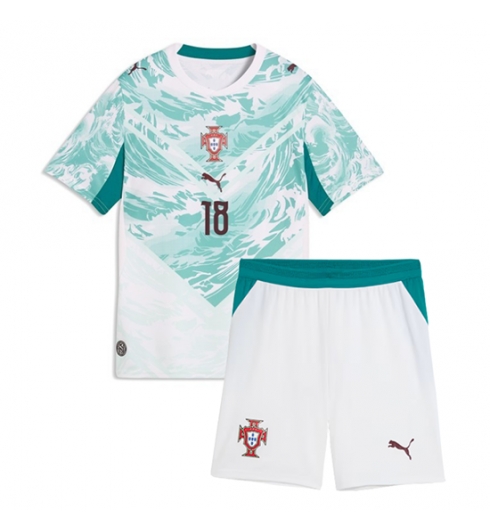 Portugal Pedro Neto #18 Auswärtstrikot Kinder WM 2026 Fußball trikotsatz 3 Portugal Pedro Neto #18 Auswärtstrikot Kinder WM 2026 Fußball trikotsatz 3