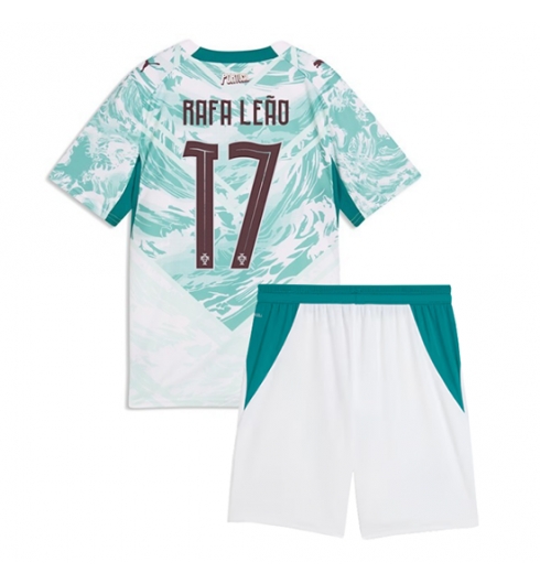 Portugal Rafael Leao #17 Auswärtstrikot Kinder WM 2026 Fußball trikotsatz 2 Portugal Rafael Leao #17 Auswärtstrikot Kinder WM 2026 Fußball trikotsatz 2