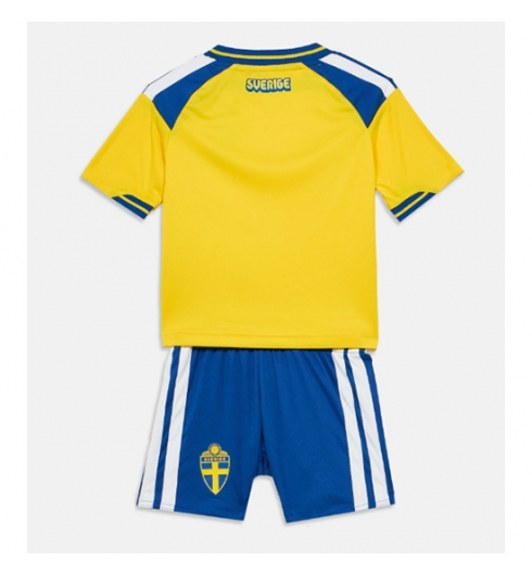 Schweden Heimtrikot Kinder WM 2026 Fußball trikotsatz 3 Schweden Heimtrikot Kinder WM 2026 Fußball trikotsatz 3
