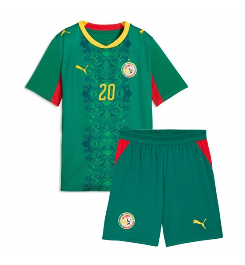 Senegal Habib Diallo #20 Auswärtstrikot Kinder WM 2026 Fußball trikotsatz 3 Senegal Habib Diallo #20 Auswärtstrikot Kinder WM 2026 Fußball trikotsatz 3