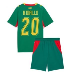 Senegal Habib Diallo #20 Auswärtstrikot Kinder WM 2026 Fußball trikotsatz